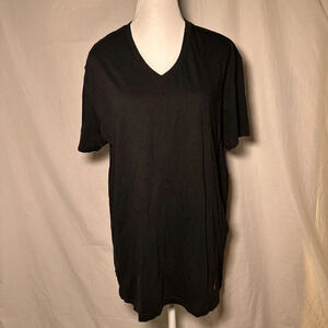 men’s black Polo Ralph Lauren classic fit v neck tshirt size large